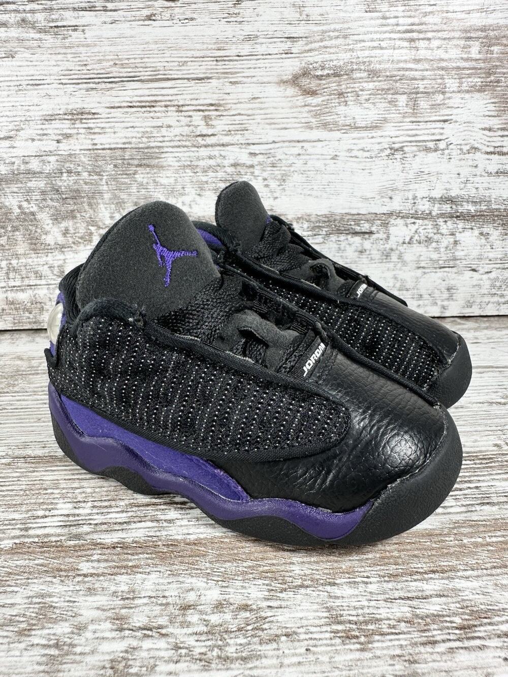 Toddler Nike Air Jordan 13 Retro 'Court Purple' Sneakers Sz 7C EUC!